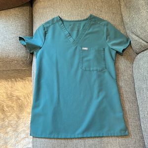 FIGS: Women's Hydrogreen Catarina™ - One-Pocket Scrub Top - XXS / Hydrogreen